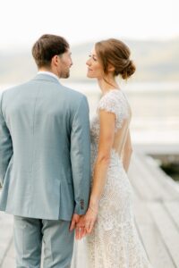 wedding at Priest Lake, ID