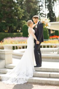 wedding at Manito Park, Spokane